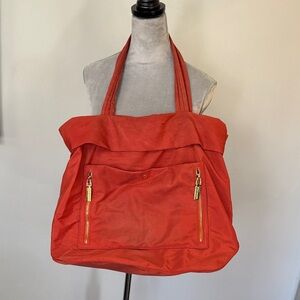 Steve Madden Nylon Orange Tote Bag